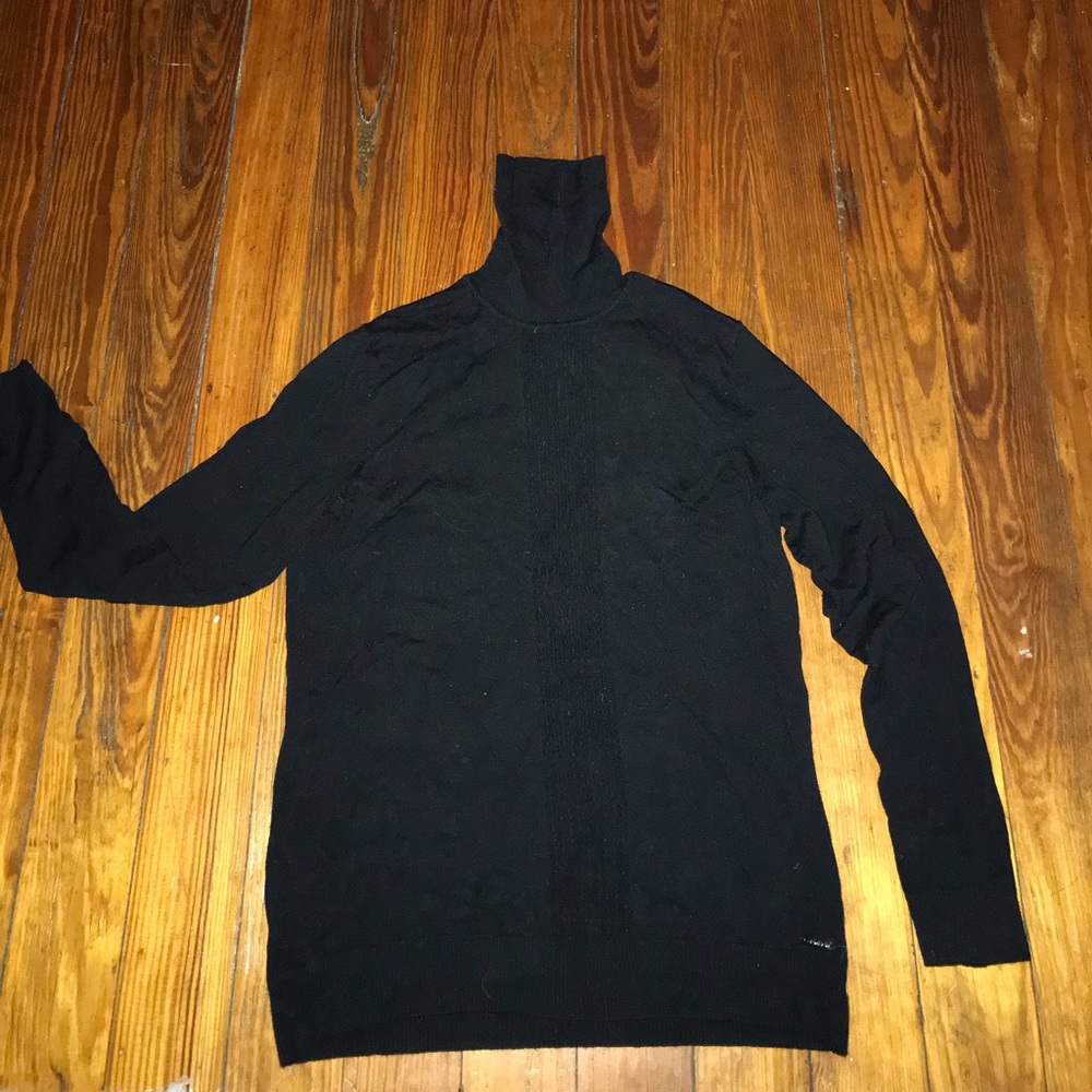 Black Calvin Klein Turtle neck